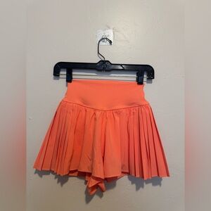 Aerie Orange Skater Skirt